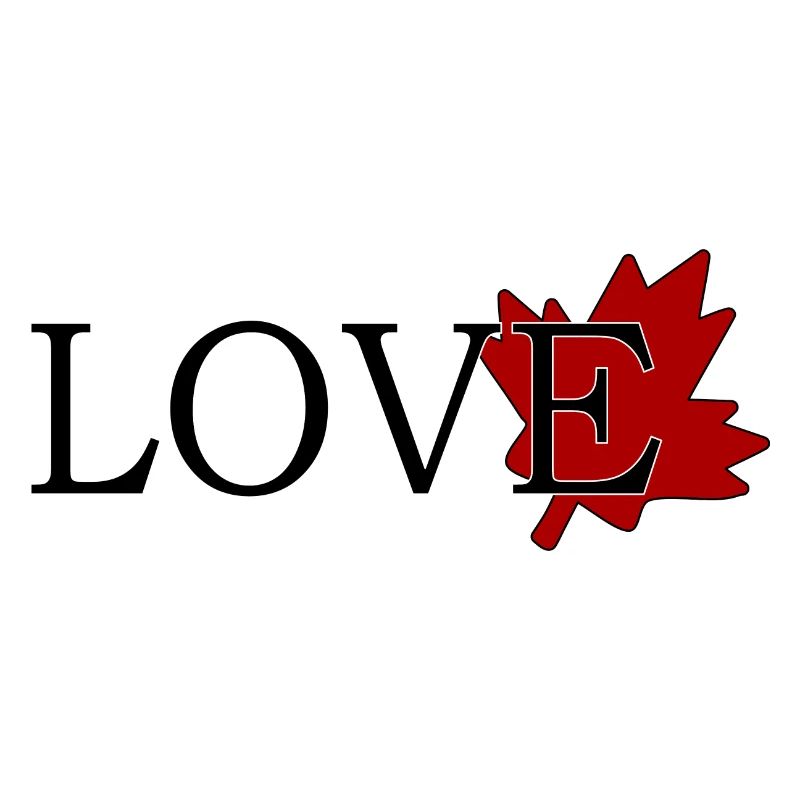 Love Maple Leaf of Canada