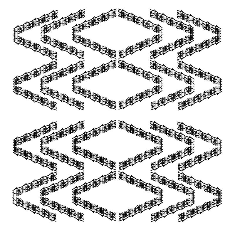 Zigzag pattern