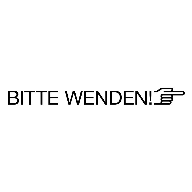 "bitte wenden"