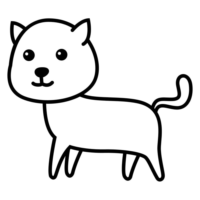 Katze Comic Tier