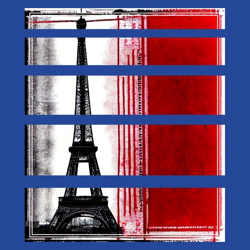 Paris Eiffel Tower Modern Casual Style
