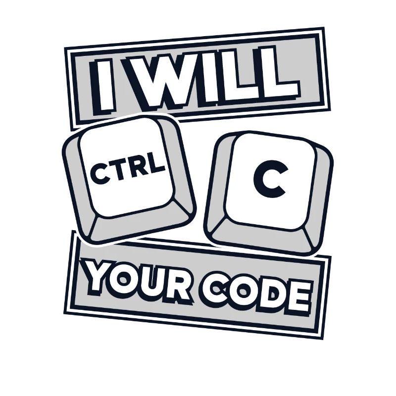 I Will Ctrl C Your Code Developer Coder