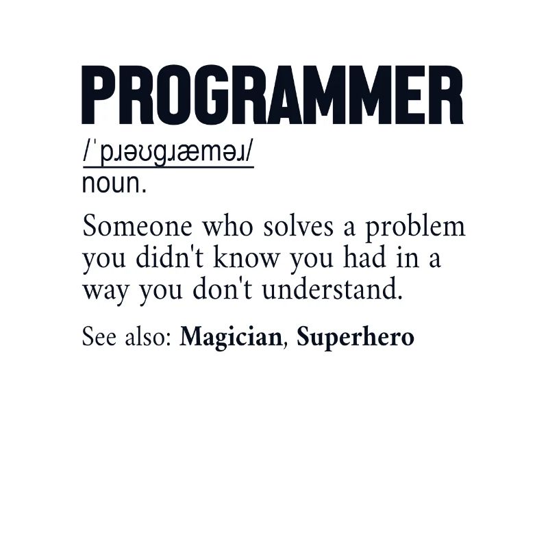 Programmer Definition Software Developer Coder