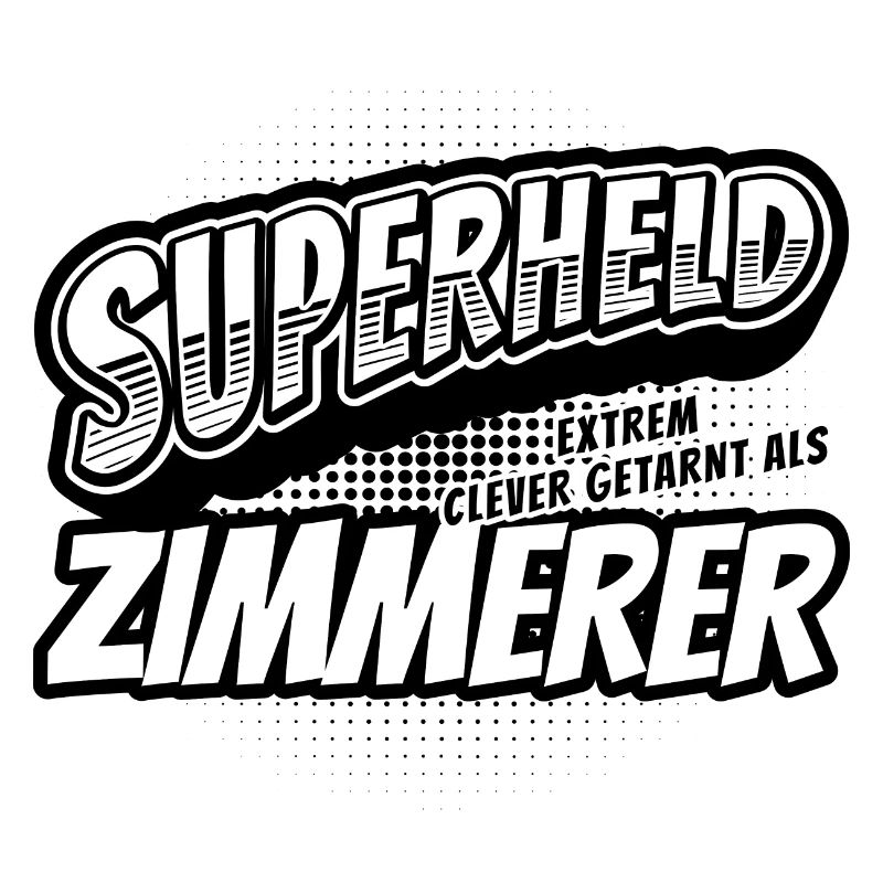 Superheld, clever getarnt als Zimmerer