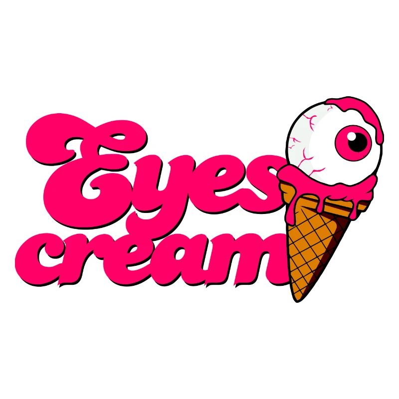 Yeux Crème cornet de crème glacée avec globe oculaire Halloween