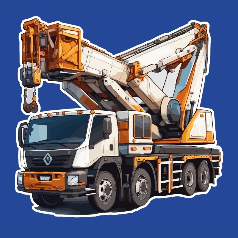 Crane / construction site / winch / crane system
