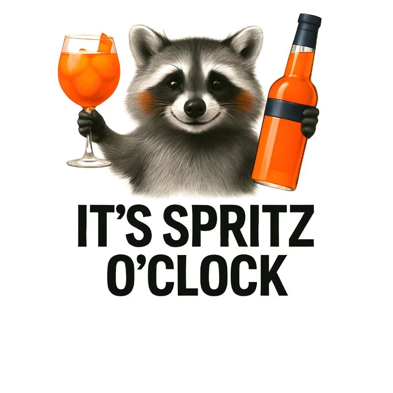 It's Spritz O'Clock Waschbär Party Geschenkidee