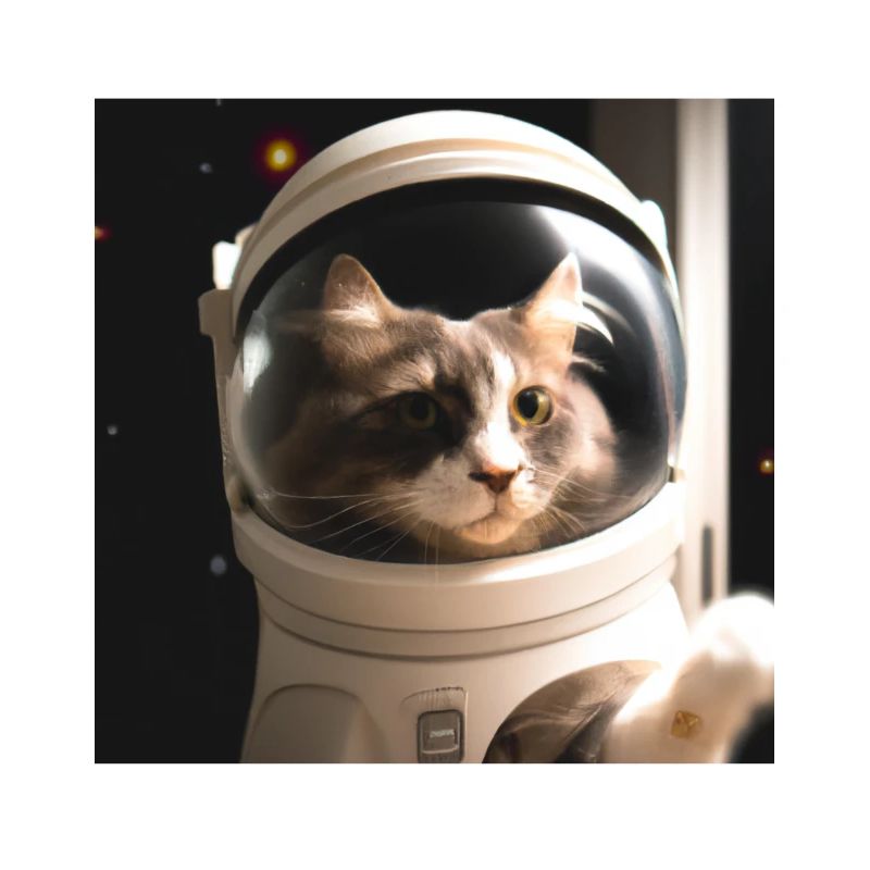 Chat dans l’espace