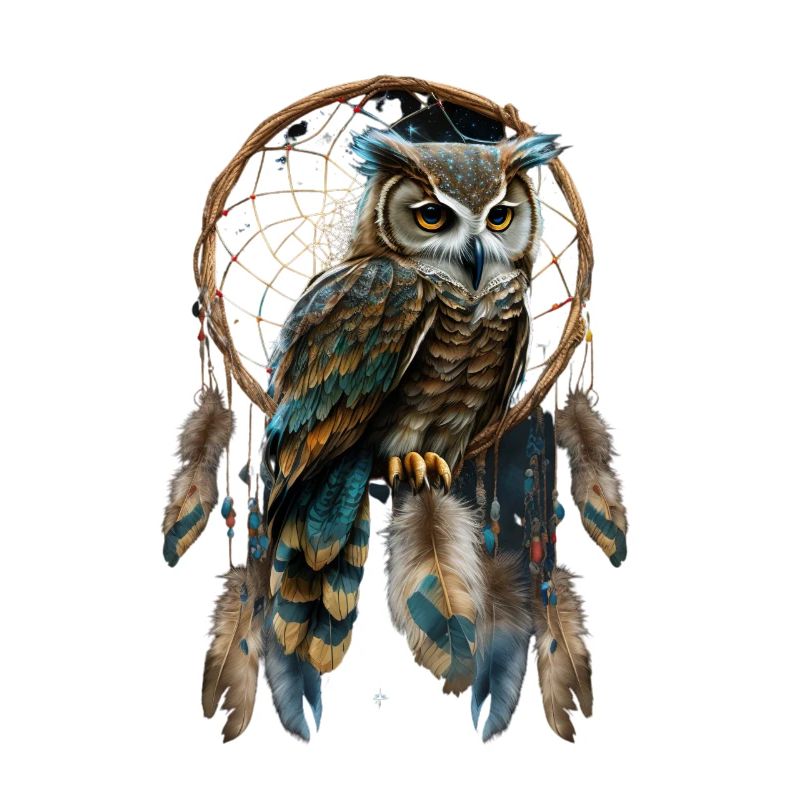 Eule Traumfänger Vogel Federn