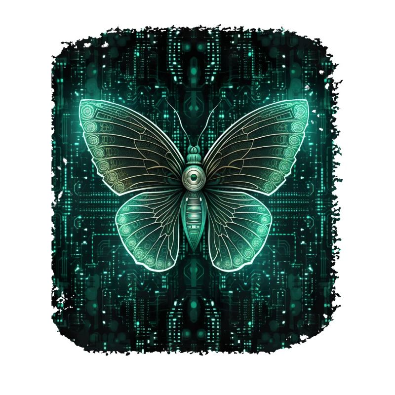 Programmierung PC Programm Code Schmetterling