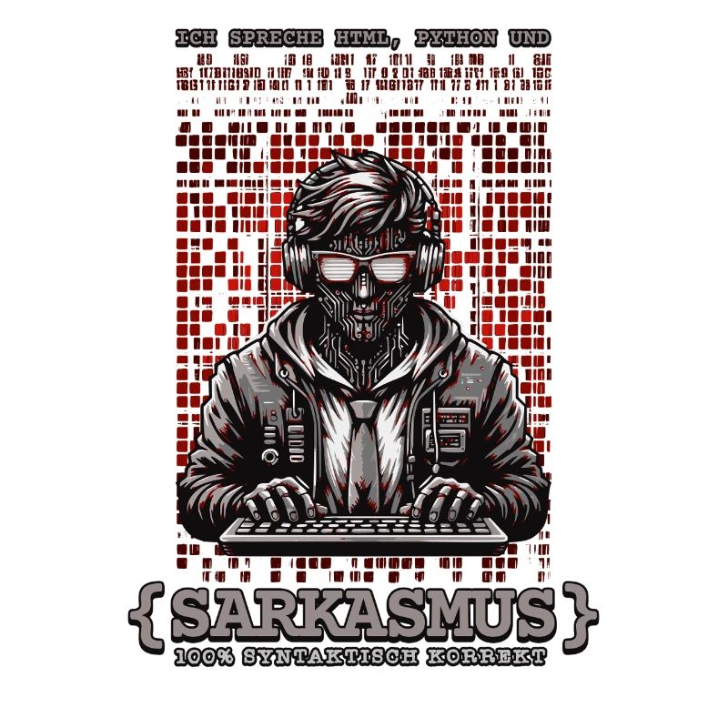 Ich spreche HTML Python und Sarkasmus