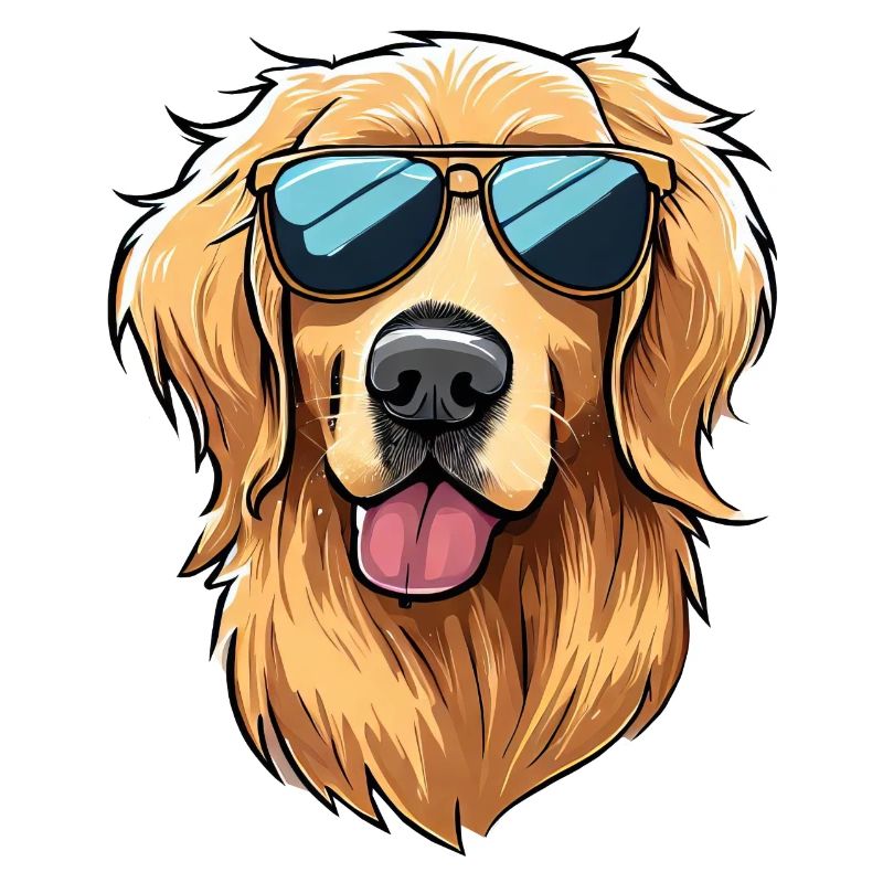 Golden Retriever Hund der Entdecker