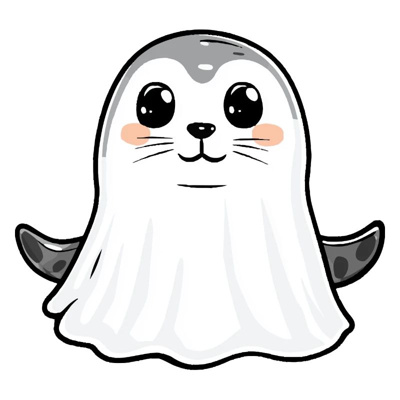 Robbe Tier Halloween Comic Geist