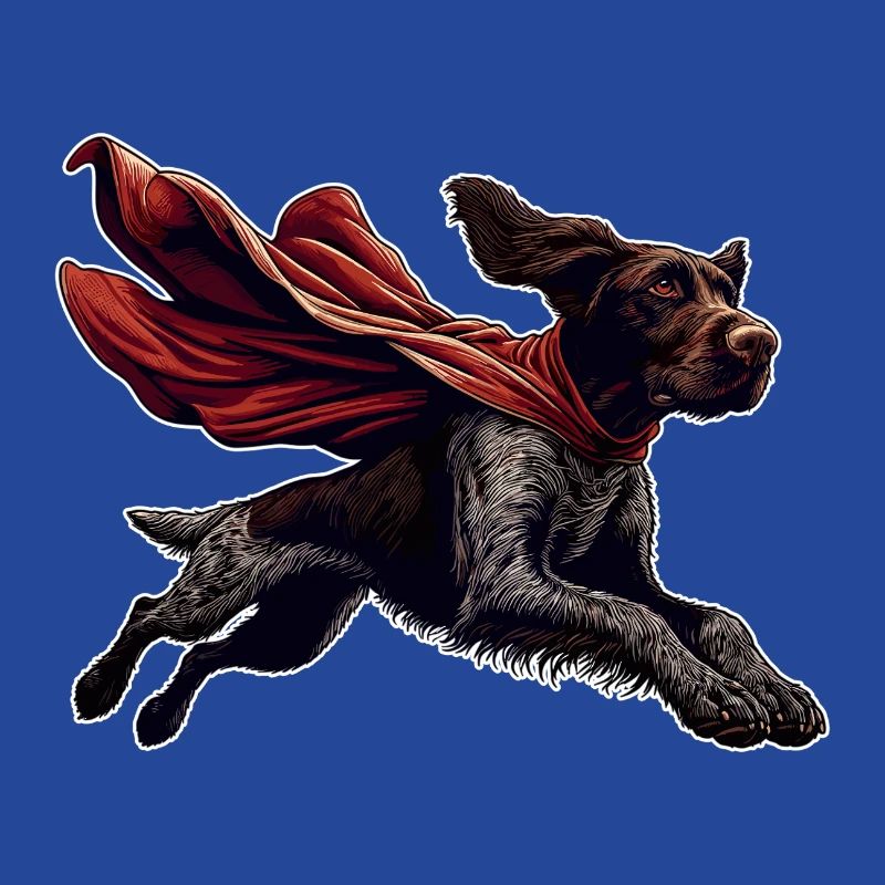 Super Hund Deutsch Drahthaar DD Pointer Geschenk