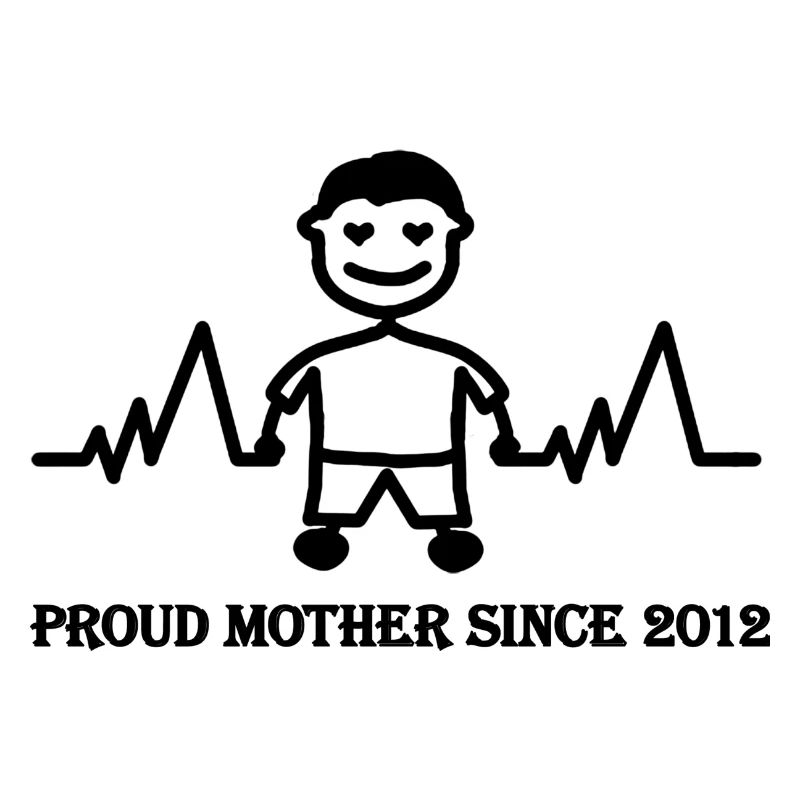 Stolzer Mutter seit 2012 eines Jungen