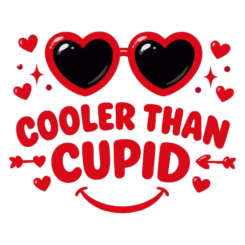 Plus Cool que Cupidon Cœurs Rétro
