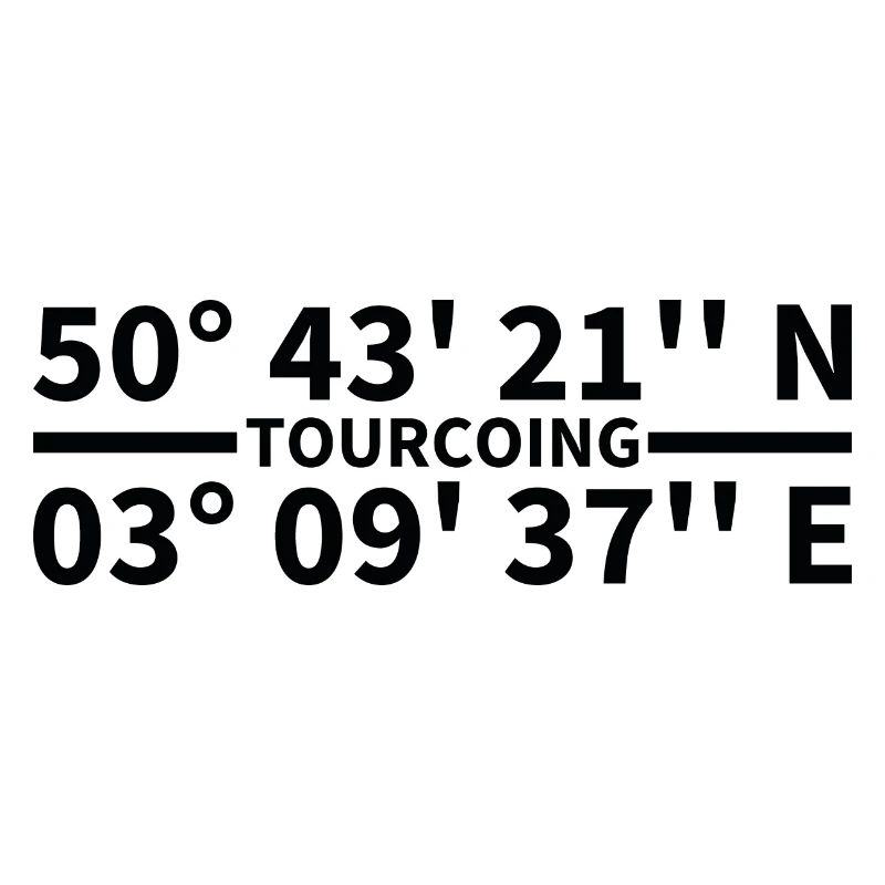 Tourcoing coordinates