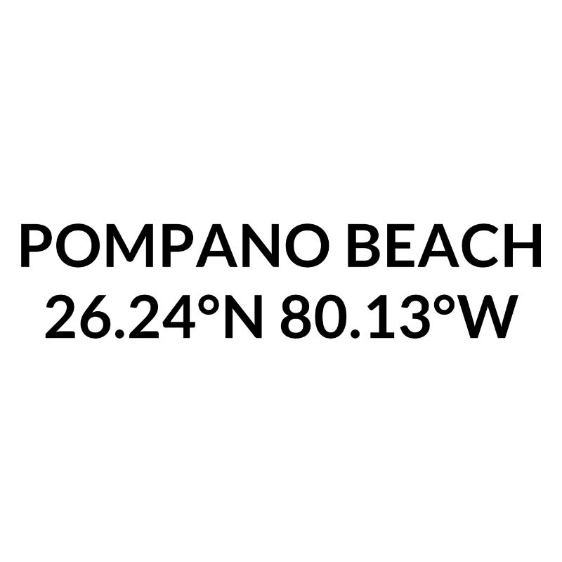 Pompano Beach, Florida, USA Coordinates