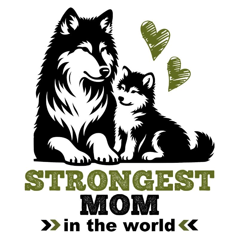 Starke Mama Wolf Beste Mama Geschenk Mutter Kind