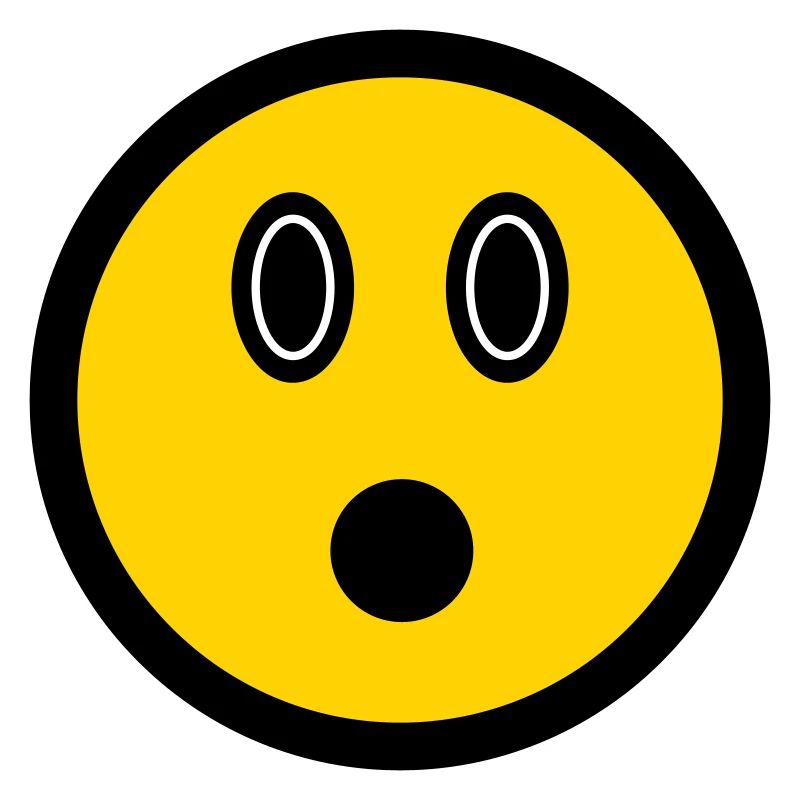 Émoticône perplexe - Symbole d’image - Stroke Face