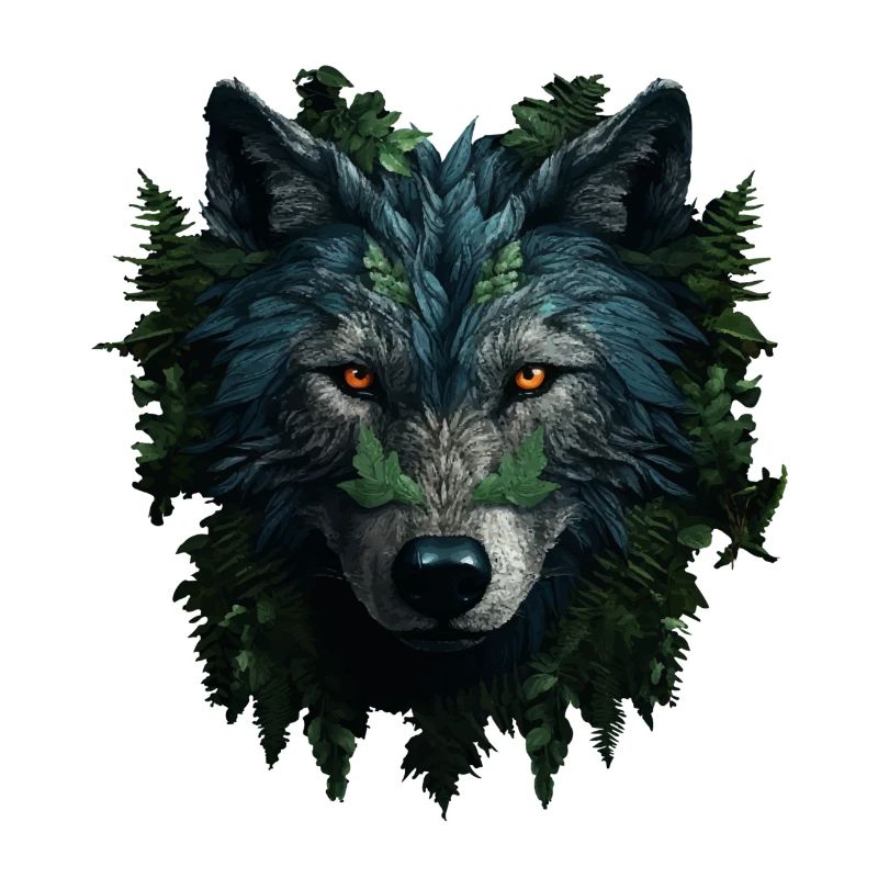 Wolf im Wald