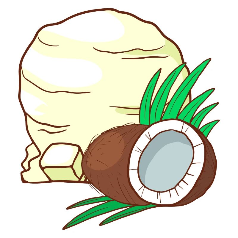 Crème glacée à la noix de coco crème glacée crème glacée crème glacée crème glacée