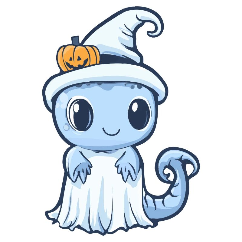 Echse Halloween Comic Geist