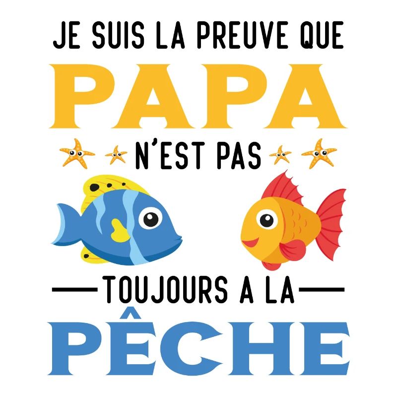 Papa Pêche Pêcheur Bébé Nourrisson Naissance