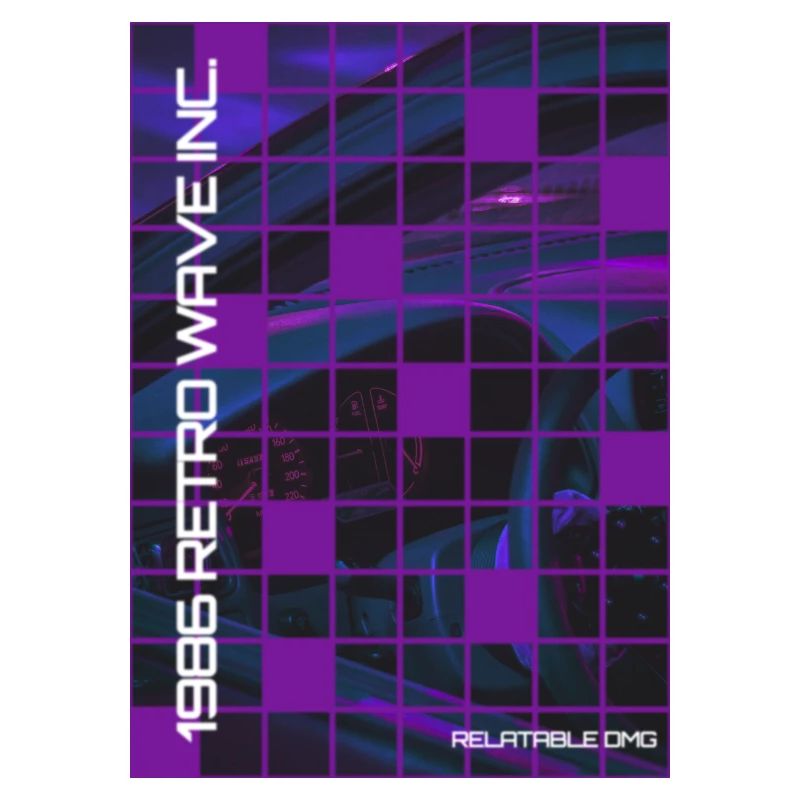 '86 Retro Wave Synthwave Car Interior