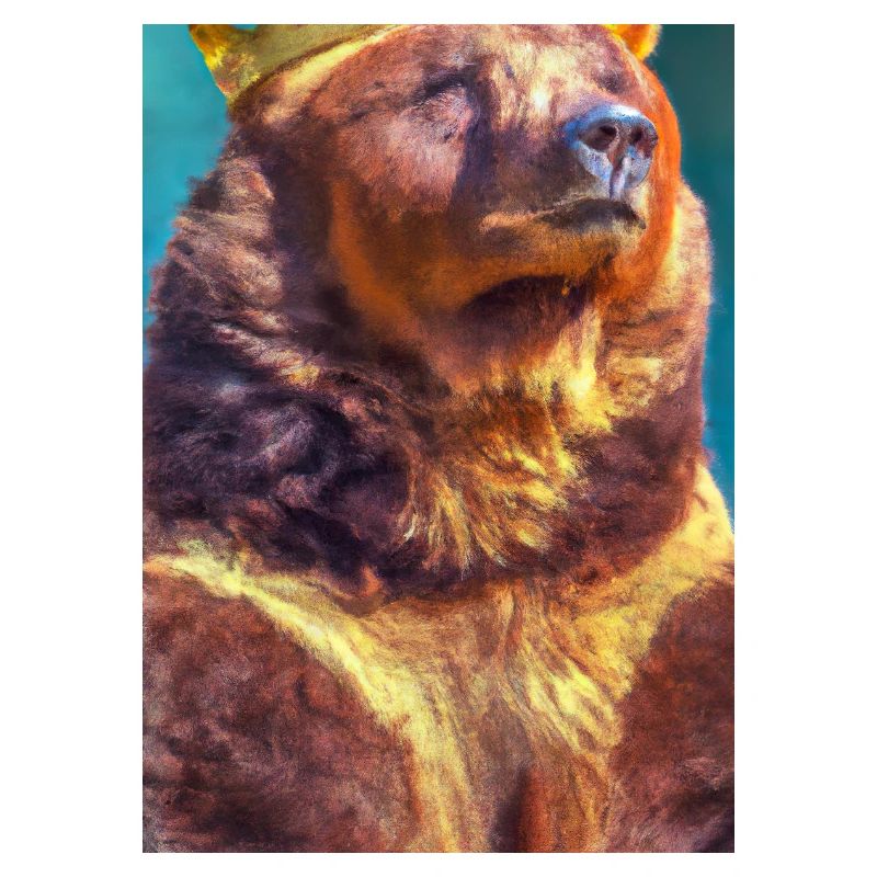 Bär mit Krone