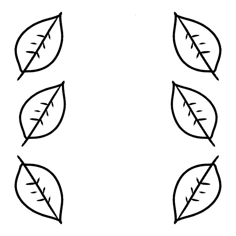 Pattern Leaf Leaves Frame Nature