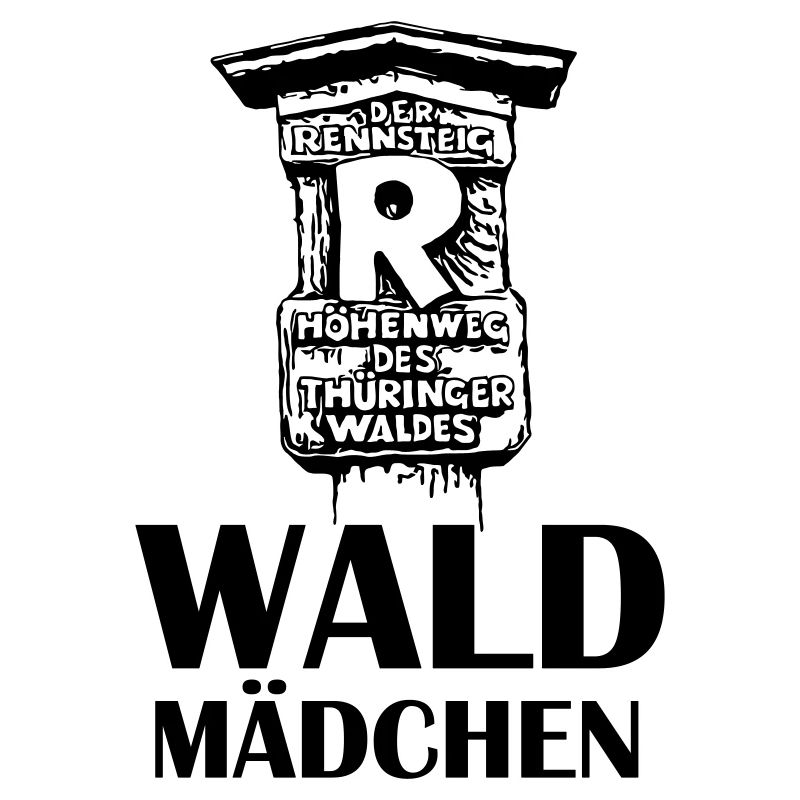 Wald Mädchen Rennsteig