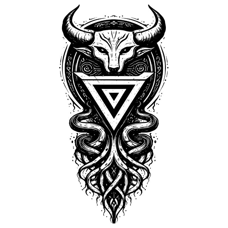 Heiliges Symbol des slawischen Gottes