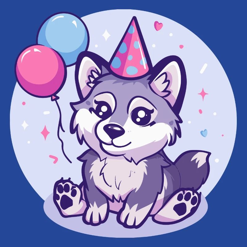 Wolf Geburtstag Comic