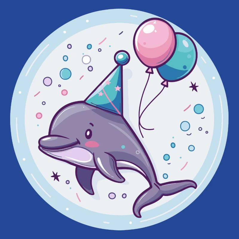 Dolphin Birthday Comic