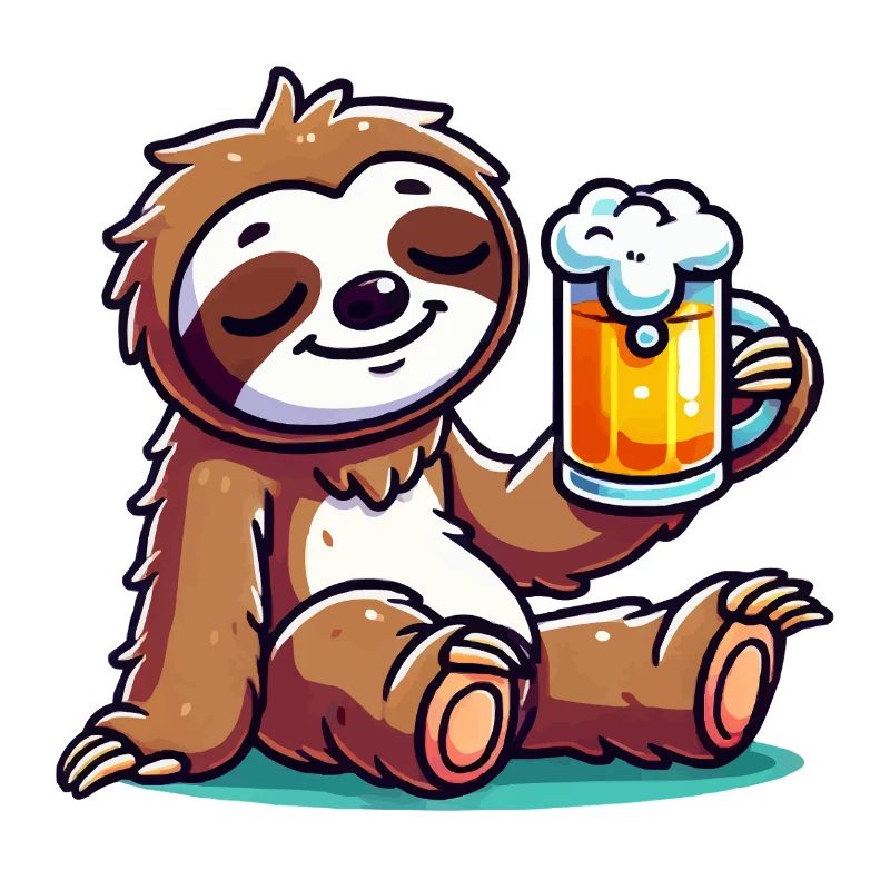 faultier bier comic