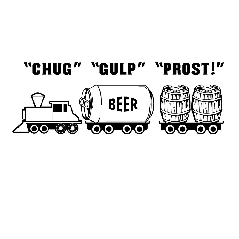 Chug Gulp Prost - Train de bière du train à bière