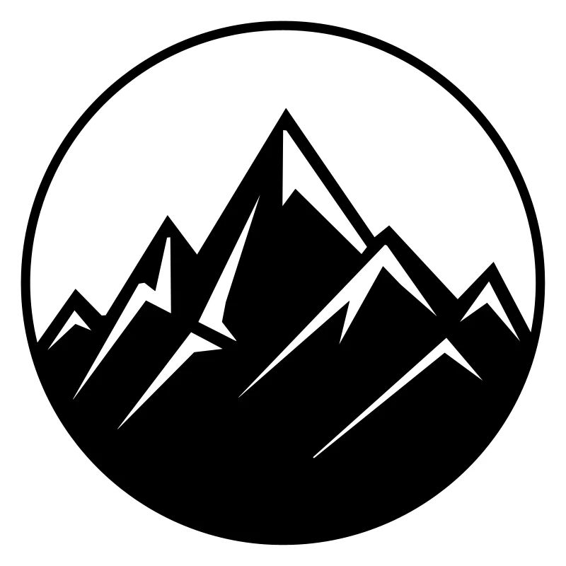 mountain rocks icon