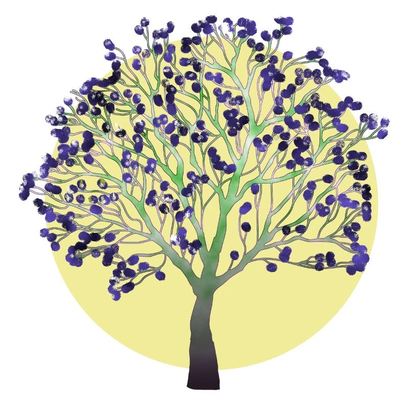 Tree, purple