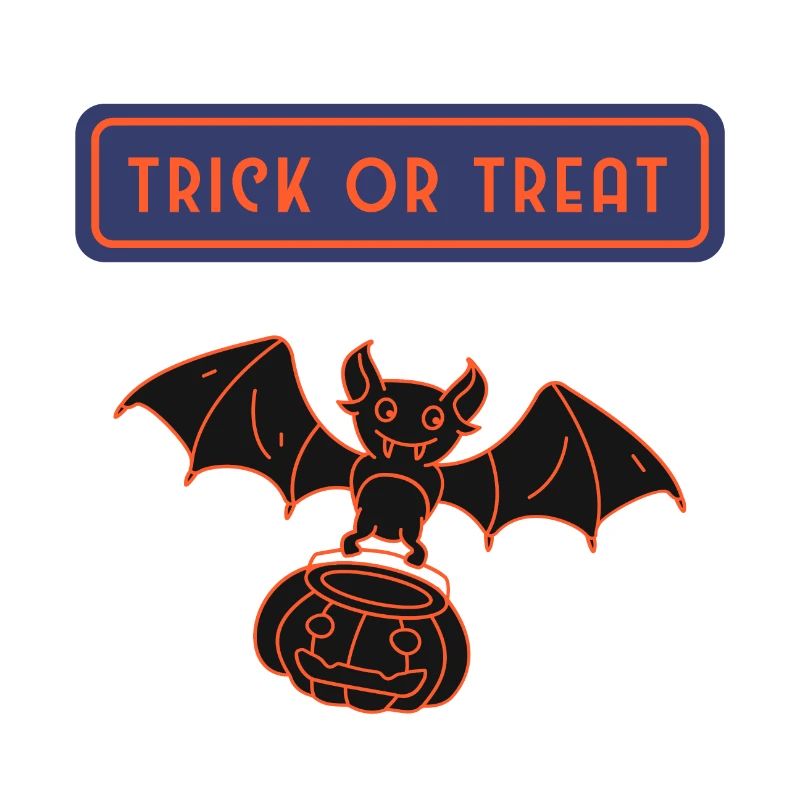 Süßes oder Saures einfaches Halloween