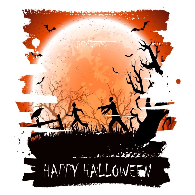Halloween scary witch horror ghost monster