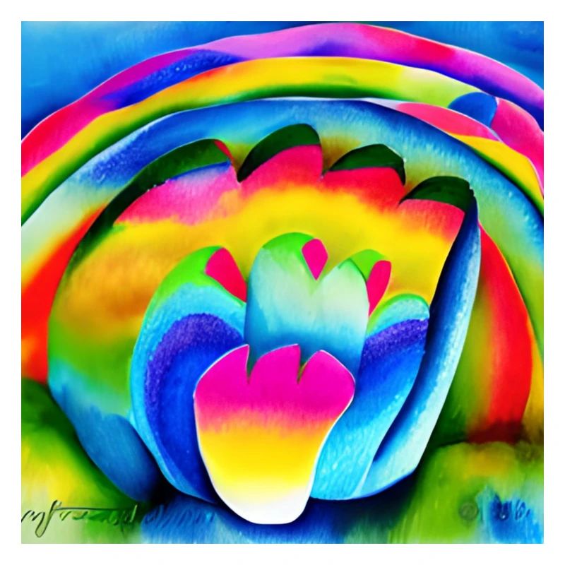 rainbow during easter