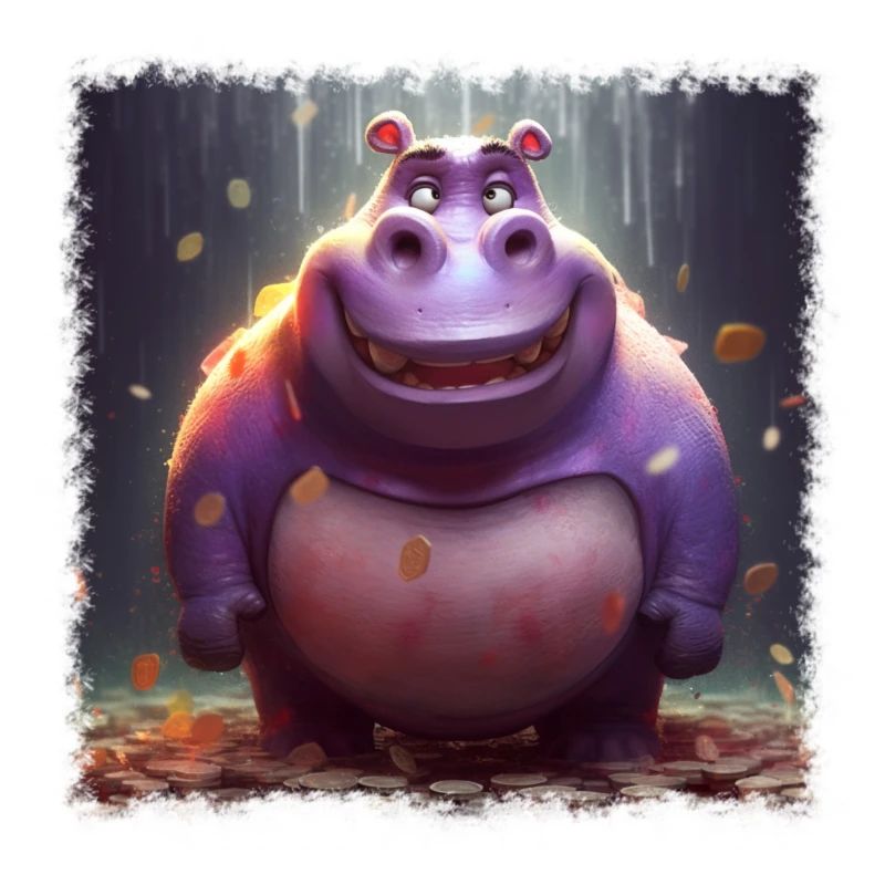 cute hippo