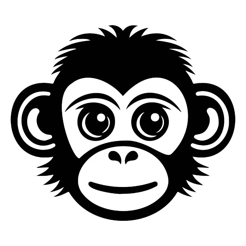Monkey Monkey Monkey Face Jungle