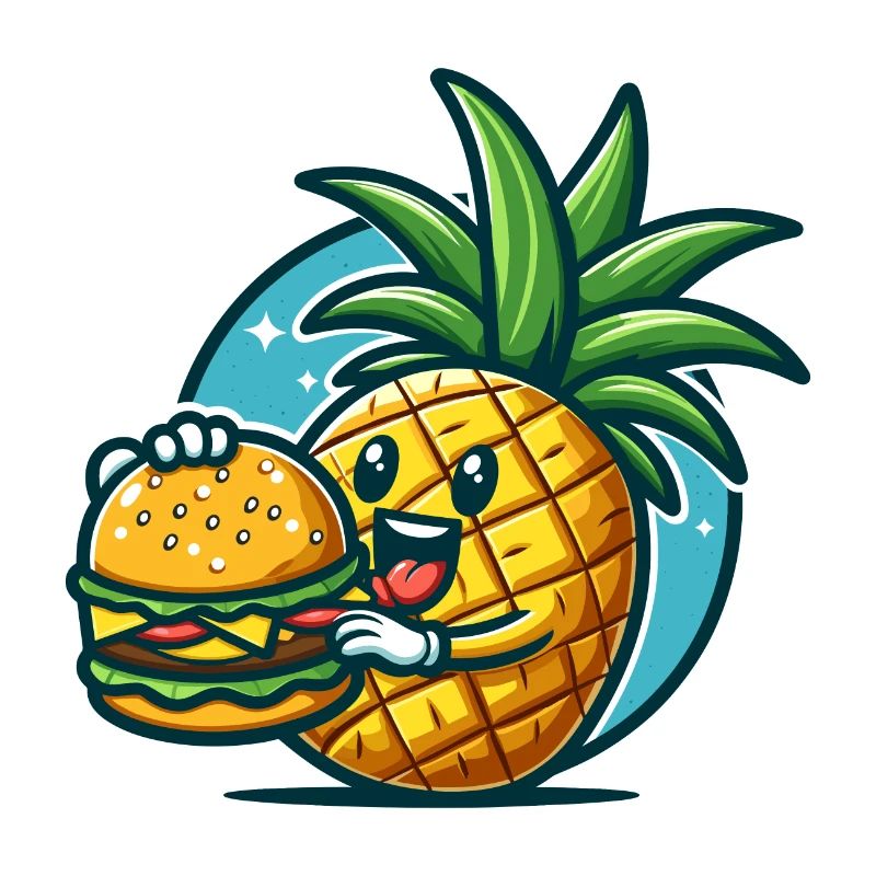 Pineapple burger