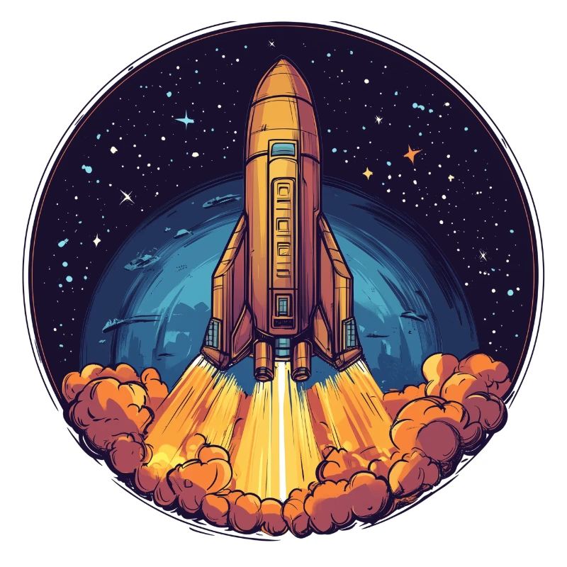 Launch into the unknown: The launch into space!