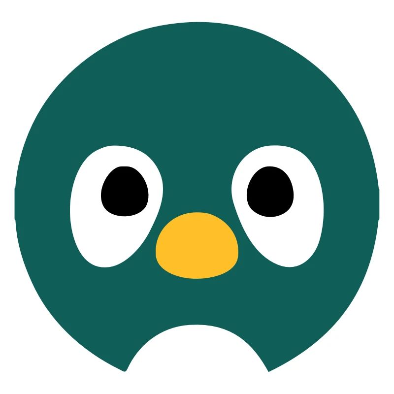Cartoon Penguin Face