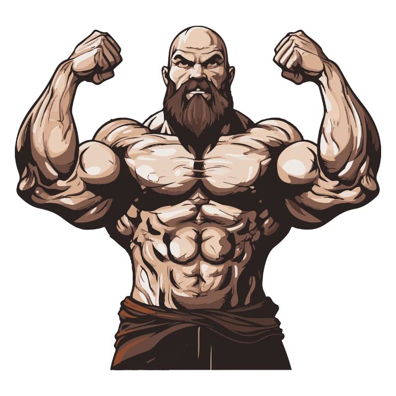 Bodybuilder Gym Muscles