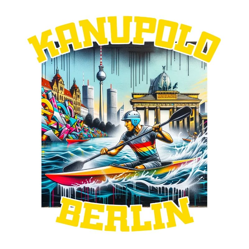 Canoë-polo Berlin Graffiti