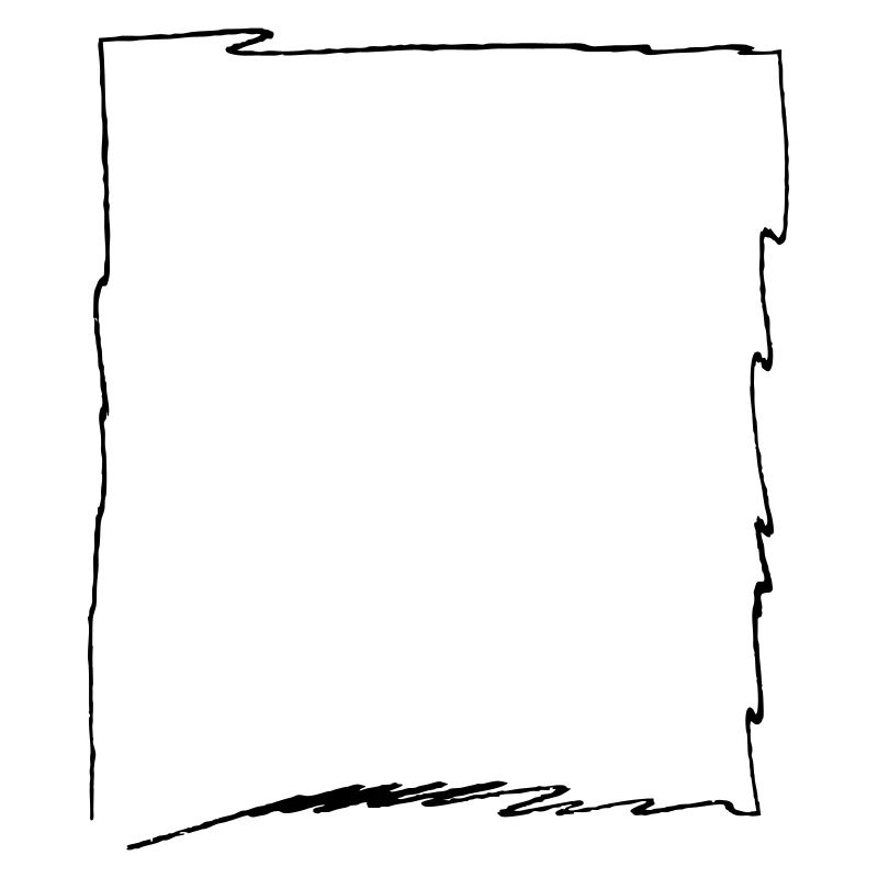 Frame Sketch Line Drawing